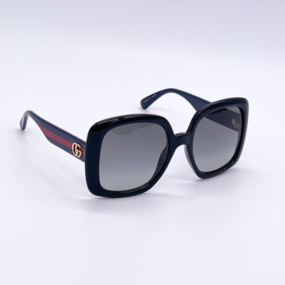 NEW GUCCI GG0713S 001 OVERSIZED SQUARE WOMEN’S SUNGLASSES GUCCI GG0713S - Picture 5 of 12